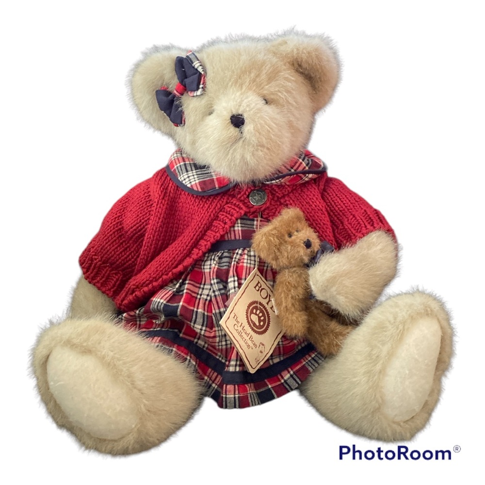 Boyds Bear Vintage Retired “Sherie B Bearican & Cliff”